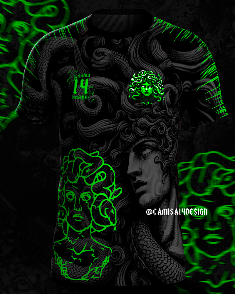 Arte Vetor - Medusa Verde